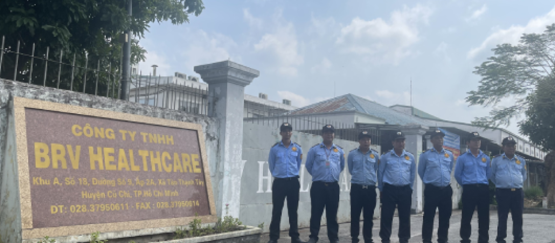 Triển Khai Dịch Vụ Bảo Vệ Nhà Máy Dược BRV Healthcare